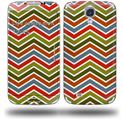 Zig Zag Colors 01 - Decal Style Skin (fits Samsung Galaxy S IV S4)