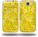 Triangle Mosaic Yellow - Decal Style Skin (fits Samsung Galaxy S IV S4)