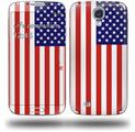 USA American Flag 01 - Decal Style Skin (fits Samsung Galaxy S IV S4)