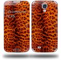 Fractal Fur Cheetah - Decal Style Skin (fits Samsung Galaxy S IV S4)