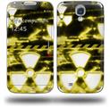 Radioactive Yellow - Decal Style Skin (fits Samsung Galaxy S IV S4)