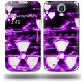 Radioactive Purple - Decal Style Skin (fits Samsung Galaxy S IV S4)