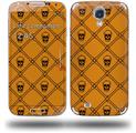 Halloween Skull and Bones - Decal Style Skin (fits Samsung Galaxy S IV S4)