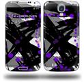 Abstract 02 Purple - Decal Style Skin (fits Samsung Galaxy S IV S4)