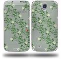 Victorian Design Green - Decal Style Skin (fits Samsung Galaxy S IV S4)