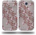 Victorian Design Red - Decal Style Skin (fits Samsung Galaxy S IV S4)