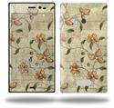 Flowers and Berries Orange - Decal Style Skin (fits Nokia Lumia 928)