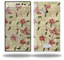 Flowers and Berries Red - Decal Style Skin (fits Nokia Lumia 928)
