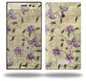 Flowers and Berries Purple - Decal Style Skin (fits Nokia Lumia 928)
