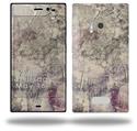Pastel Abstract Gray and Purple - Decal Style Skin (fits Nokia Lumia 928)