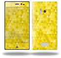 Triangle Mosaic Yellow - Decal Style Skin (fits Nokia Lumia 928)
