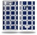 Squared Navy Blue - Decal Style Skin (fits Nokia Lumia 928)