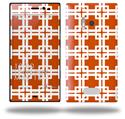 Boxed Burnt Orange - Decal Style Skin (fits Nokia Lumia 928)