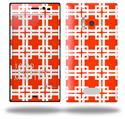 Boxed Red - Decal Style Skin (fits Nokia Lumia 928)