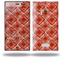 Wavey Red Dark - Decal Style Skin (fits Nokia Lumia 928)