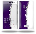 Ripped Colors Purple White - Decal Style Skin (fits Nokia Lumia 928)