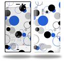 Lots of Dots Blue on White - Decal Style Skin (fits Nokia Lumia 928)