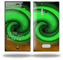 Alecias Swirl 01 Green - Decal Style Skin (fits Nokia Lumia 928)