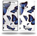 Butterflies Blue - Decal Style Skin (fits Nokia Lumia 928)