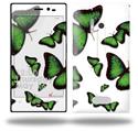 Butterflies Green - Decal Style Skin (fits Nokia Lumia 928)