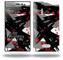 Abstract 02 Red - Decal Style Skin (fits Nokia Lumia 928)