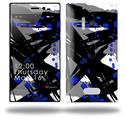 Abstract 02 Blue - Decal Style Skin (fits Nokia Lumia 928)