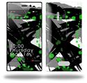 Abstract 02 Green - Decal Style Skin (fits Nokia Lumia 928)
