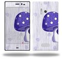 Mushrooms Purple - Decal Style Skin (fits Nokia Lumia 928)