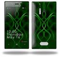 Abstract 01 Green - Decal Style Skin (fits Nokia Lumia 928)