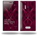 Abstract 01 Pink - Decal Style Skin (fits Nokia Lumia 928)