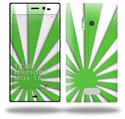 Rising Sun Japanese Flag Green - Decal Style Skin (fits Nokia Lumia 928)