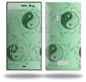 Feminine Yin Yang Green - Decal Style Skin (fits Nokia Lumia 928)