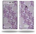 Victorian Design Purple - Decal Style Skin (fits Nokia Lumia 928)