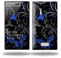 Twisted Garden Gray and Blue - Decal Style Skin (fits Nokia Lumia 928)