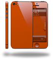 Solids Collection Burnt Orange - Decal Style Vinyl Skin (compatible with Apple Original iPhone 5, NOT the iPhone 5C or 5S)
