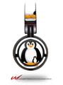 Decal style Skin Wrap for Sony MDR ZX100 Headphones Penguins on White (HEADPHONES  NOT INCLUDED)