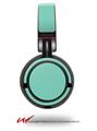 Decal style Skin Wrap for Sony MDR ZX100 Headphones Solids Collection Seafoam Green (HEADPHONES  NOT INCLUDED)