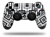 WraptorSkinz Skin compatible with Sony PS4 Dualshock Controller PlayStation 4 Original Slim and Pro Squares In Squares (CONTROLLER NOT INCLUDED)