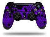 WraptorSkinz Skin compatible with Sony PS4 Dualshock Controller PlayStation 4 Original Slim and Pro HEX Purple (CONTROLLER NOT INCLUDED)
