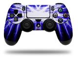 WraptorSkinz Skin compatible with Sony PS4 Dualshock Controller PlayStation 4 Original Slim and Pro Lightning Blue (CONTROLLER NOT INCLUDED)