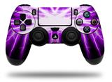 WraptorSkinz Skin compatible with Sony PS4 Dualshock Controller PlayStation 4 Original Slim and Pro Lightning Purple (CONTROLLER NOT INCLUDED)