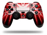 WraptorSkinz Skin compatible with Sony PS4 Dualshock Controller PlayStation 4 Original Slim and Pro Lightning Red (CONTROLLER NOT INCLUDED)