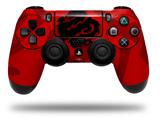 WraptorSkinz Skin compatible with Sony PS4 Dualshock Controller PlayStation 4 Original Slim and Pro Oriental Dragon Black on Red (CONTROLLER NOT INCLUDED)
