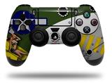 WraptorSkinz Skin compatible with Sony PS4 Dualshock Controller PlayStation 4 Original Slim and Pro WWII Bomber War Plane Pin Up Girl (CONTROLLER NOT INCLUDED)