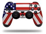 WraptorSkinz Skin compatible with Sony PS4 Dualshock Controller PlayStation 4 Original Slim and Pro USA American Flag 01 (CONTROLLER NOT INCLUDED)