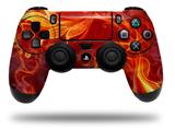WraptorSkinz Skin compatible with Sony PS4 Dualshock Controller PlayStation 4 Original Slim and Pro Fire Flower (CONTROLLER NOT INCLUDED)