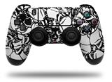 WraptorSkinz Skin compatible with Sony PS4 Dualshock Controller PlayStation 4 Original Slim and Pro Scattered Skulls White (CONTROLLER NOT INCLUDED)