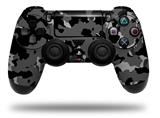 WraptorSkinz Skin compatible with Sony PS4 Dualshock Controller PlayStation 4 Original Slim and Pro WraptorCamo Old School Camouflage Camo Black (CONTROLLER NOT INCLUDED)