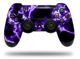 WraptorSkinz Skin compatible with Sony PS4 Dualshock Controller PlayStation 4 Original Slim and Pro Electrify Purple (CONTROLLER NOT INCLUDED)