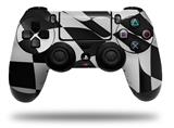 WraptorSkinz Skin compatible with Sony PS4 Dualshock Controller PlayStation 4 Original Slim and Pro Checkered Racing Flag (CONTROLLER NOT INCLUDED)